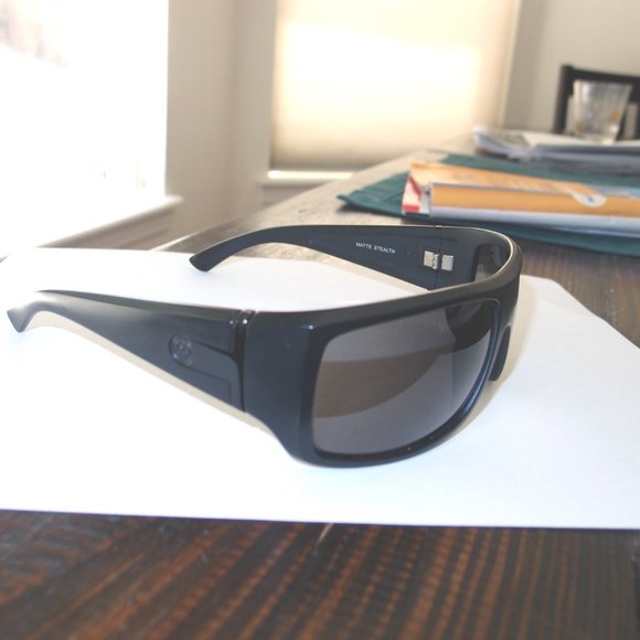 DRAGON ALLIANCE-"VANTAGE" MATTE BLACK WRAP SUNGLASSES.ansi/z87.1 - Picture 4 of 12